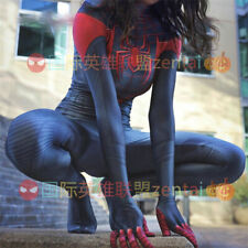 LADY Spiderman Costume PS5 MILES MORALES Costume Tuta + Maschera Halloween usato  Spedire a Italy