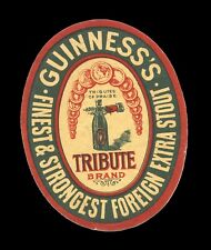 Rótulo de garrafa de cerveja Old Irish Guinness Tribute Brand Pub Bar Irlanda comprar usado  Enviando para Brazil