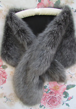Grey fur stole for sale  DAVENTRY
