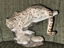 Snow leopard figurine for sale  Huntington