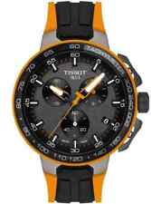 Nuevo reloj para hombre Tissot T-Race Cycling T111.417.37.441.04 cronógrafo correa naranja segunda mano  Embacar hacia Mexico