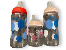 Nuk Baby Bottles Lot Of 3 9oz & 5oz, used for sale  Shipping to South Africa