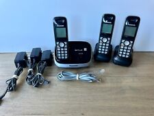 Telefone digital sem fio Panasonic DECT 6.0 Plus KX-TG6511 3 telefones sistema de 3 bases comprar usado  Enviando para Brazil