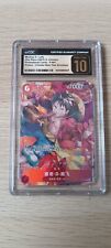 Juego Cartas One Piece JCC Monkey D Luffy Chino Año Nuevo CGC PRISTINE B.LABEL segunda mano  Embacar hacia Argentina