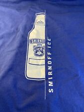 Camiseta Smirnoff Ice NOVA Logotipo Gráfico Promocional Azul Masculina Tamanho XL Vodka, usado comprar usado  Enviando para Brazil