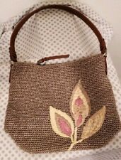style beige woven hand bag for sale  Visalia