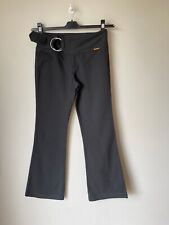 BENCH TROUSERS Black Low Rise Flare Leg Buckle Ladies 90's Style SMALL 💖 NEW, used for sale  Shipping to South Africa