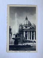 Cartolina antica bianco usato  Roma
