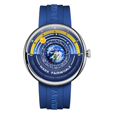 Relógio de luxo masculino Fairwhale Earth Timing Constellation disco quartzo relógio de pulso comprar usado  Enviando para Brazil