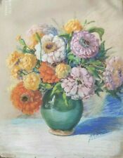 Pot fleurs peinture d'occasion  Fayence