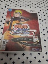 Naruto Shippuden Clash of Ninja Revolution III 3 Nintendo Wii Edición Limitada, usado segunda mano  Embacar hacia Argentina