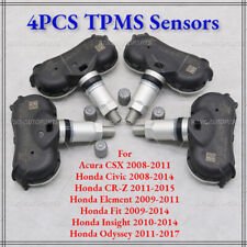 4 peças sensores de pressão de pneus TPMS para 2009-2013 Honda Fit Civic 42753-TR3-A81 comprar usado  Enviando para Brazil