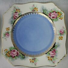 Vintage Royal Winton Grimwades set 8 cake plates Multi Color With Roses & Gold for sale  Canada