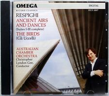 Usado, OMEGA Respighi ANCIENT AIRS & DANCES Gee Australia Orchestra (CD, 1998) OCD-1007 comprar usado  Enviando para Brazil