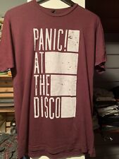 Panic! At The Disco-Caixa De Luz Marrom Heather-Camiseta Adulto-Tamanho Grande comprar usado  Enviando para Brazil