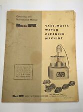 Usado, Reloj vintage relojeros estate L&R máquina de limpieza Vari-Matic manual #6 segunda mano  Embacar hacia Argentina