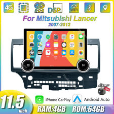 4+64GB 11,5" Para Mitsubishi Lancer 07-2012 Rádio Estéreo Carro DSP 4G Carplay FM BT comprar usado  Enviando para Brazil