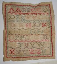 Victorian embroidered alphabet for sale  HEREFORD
