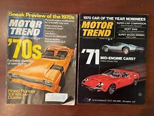 Motor trend magazines for sale  South Lyon