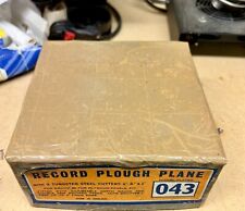 Vintage Record 043 Plough Plane Tungsten Steel Cutters VGC for sale  Shipping to South Africa