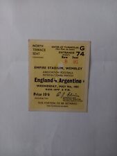 England argentina 1950 for sale  RUGBY