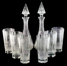 pair decanters antique for sale  WINCHESTER