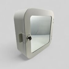 IKEA Heavy Duty Metal wall Medicine / FIRST AID Cabinet White Gunnern Mirror for sale  Shipping to South Africa