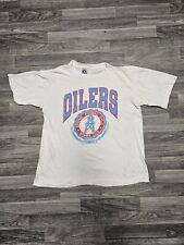 Usado, Camiseta branca vintage anos 80 Houston Oilers National Football League Member Club GG comprar usado  Enviando para Brazil