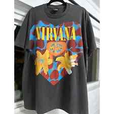 Camiseta Nirvana em forma de coração vintage moderna reimpressão ponto único, usado comprar usado  Enviando para Brazil