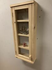 Cottage style reclaimed Wood Rustic SHELF WALL Cupboard handmade Unit Cabinet, used for sale  Shipping to South Africa