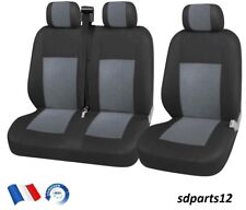 Renault Trafic Master  Housse Couvre-Sieges 2+1 Luxe Tissus Gris-Noir  d'occasion  France