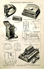 1907.antica litografia strumen usato  Pozzallo