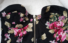 Floral bustier corset for sale  LEICESTER