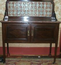 Antique Marble Topped Dry Sink with tile back for sale  Keedysville