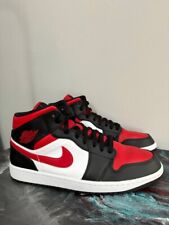 Używany, Nike Air Jordan 1 Mid białe czarne czerwone US 12 na sprzedaż  PL