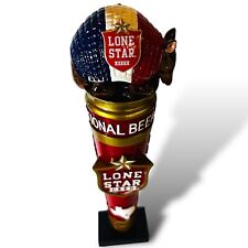 Manija de grifo de cerveza Lone Star Armadillo 12" raro tapón limitado personalizado cervecería de Texas segunda mano  Embacar hacia Mexico