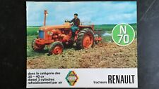 Brochure tracteur renault d'occasion  Carvin