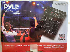 Pyle PAD15MXU USB Audio Mixer DJ Controller 3 Channel USB Mixer for sale  Shipping to South Africa
