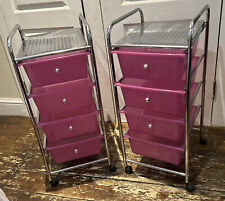 Pair pink storage for sale  LONDON