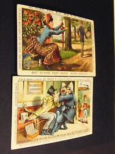 2 cartões comerciais vitorianos LaPage's Liquid Glue & Cement Co., Gloucester, Mass., comprar usado  Enviando para Brazil