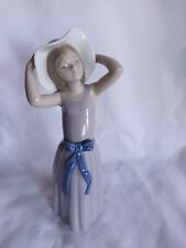Lladro girl hat for sale  Shipping to Ireland
