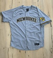 Camiseta masculina autêntica Milwaukee Brewers Nike Road cinza tamanho 56 3XL comprar usado  Enviando para Brazil
