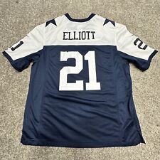 Camisa Jersey Dallas Cowboys Ezekiel Elliott #21 NFL Nike Tamanho XL 479519 Azul Branco comprar usado  Enviando para Brazil