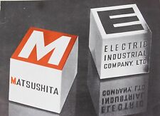 Folha publicitária MATSUSHITA ELECTRIC INDUSTRIAL CO 1951 Japão ocupado anúncio impresso comprar usado  Enviando para Brazil