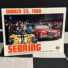 Sebring hours 1968 for sale  CHELTENHAM
