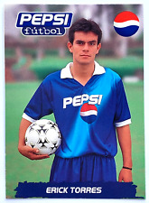 Tarjetas de fútbol Pepsi 1997 #06 Erick Torres ""Charapa"" TC edición Sudamérica segunda mano  Embacar hacia Mexico