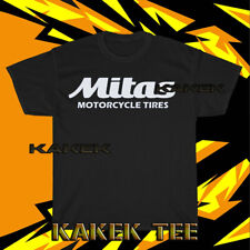 New Shirt Mitas Motorcycle Tires Logo Men's Black T- Shirt USA Size S to 5XL for sale  Shipping to South Africa
