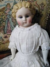 Used, Rare large antique bisque parian shoulderhead doll with glass eyes for sale  Shipping to South Africa