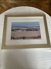 Jennifer Mackenzie Gouache Landscape Painting “Low Tide” Littleferry Golspie , used for sale  Shipping to South Africa