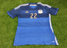 Usado, Camiseta de visitante de la Selección Nacional Argentina Adidas - 2014 - #22 Lavezzi - usada a partido segunda mano  Argentina 